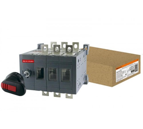 Рубильник ВНК-35-2 3П 250А реверсивный с выносной фронтальной ручкой и переходником 185 мм  SQ0744-0503  TDM