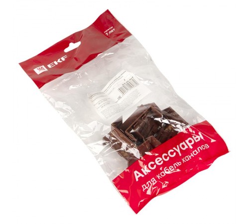 Угол внутренний (40х16) (4 шт) Plast EKF PROxima  под темное деревоibd-40-16x4EKF