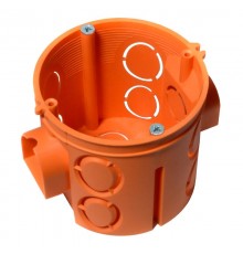 Коробка установочная углубленная 80-0510-2С стойкая к горению (ПВ-2) 68х62 (140шт/кор) IP20  80-0510-2С  Промрукав