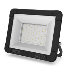 Прожектор светодиодный  50W 3350lm IP65 3000К черный  613527150  Gauss