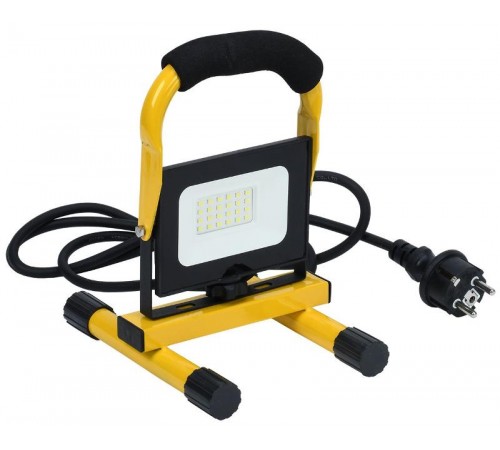 Прожектор светодиодный СДО 06-20П переносной 6500К IP65 черный  LPDO603-020-65-K02  IEK