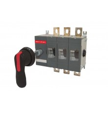 Рубильник ВНК-37-2 3П 400А с выносной фронтальной ручкой управления и переходником 185 мм  SQ0744-0205  TDM