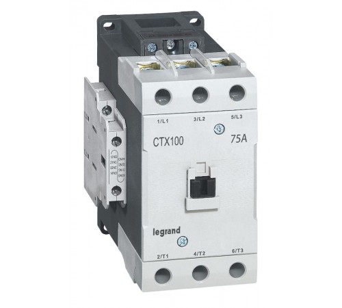 Контактор CTX3 100 3P 75A (AC-3) 2но2нз ~415В  416189  Legrand