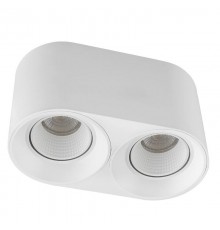 Светильник светодиодный накладной DK3096-WH IP20, 10Вт, GU5.3, LED, белый/белый, пластик  DK3096-WH  DENKIRS