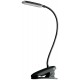 Настольный светильник  NLED-525-6W-BK светодиодный аккумуляторный на прищепке черный  Б0068549  ЭРА