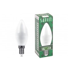 Лампа светодиодная, 13W 230V E14 4000K C37, SBC3713  55164  SAFFIT