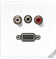 2x Cinch Audio (RCA) / Stereo разъем (TRS 3.5 mm) / VGA  MALS1072  Jung