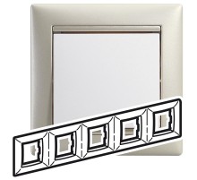 Valena Жемчужный Рамка 5-ая гориз  770475  Legrand