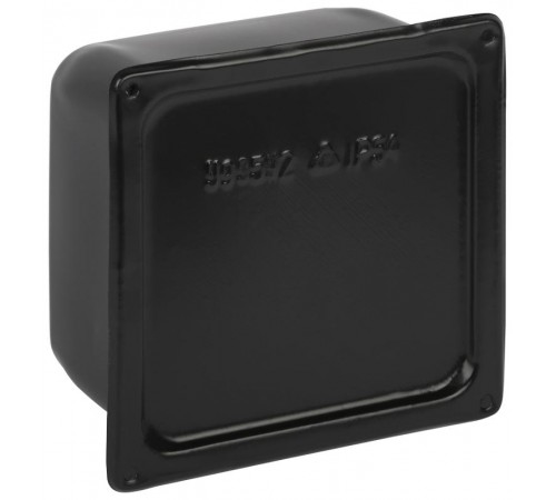 Коробка протяжная  Y-995-150-150-100-54 металлическая У-995 с уплотнителем 150х150х100мм черная IP54   Б0062810  ЭРА
