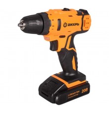 Дрель-шуруповерт аккумуляторная ДА-20Л-2К (2,0 А/ч)  72/14/21  ВИХРЬ