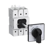 Выключатель-разъединитель NF2-100/3DOB выносная черная прямая рукоятка упр. для установ. на дверь (R)  324144  CHINT