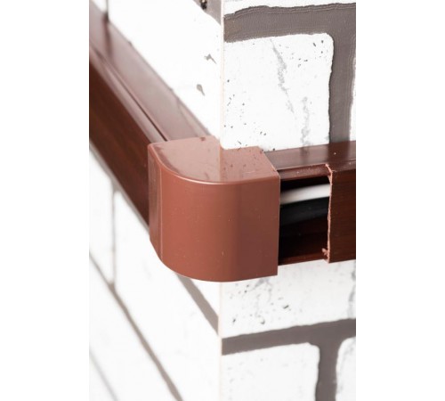 Угол внешний (40х16) (4 шт) Plast EKF PROxima  под темное деревоobd-40-16x4EKF