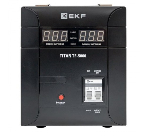 Стабилизатор напряжения электронный напольного исполнения TITAN -TF-5000  stab-TF-5000 EKF