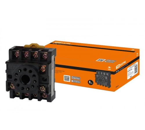 Разьем Р11Ц - цокольный 11-pin на DIN-рейку/плоскость  SQ1503-0041  TDM