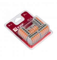 Клемма СМК 222-415 блистер (5шт)   plc-smk-415b  EKF