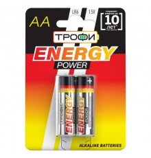 Батарейка щелочная (алкалиновая) LR6-2BL (40/320/15360) (AA)   C0034926  ТРОФИ