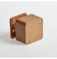 Коробка распределительная для о/п, 55х55х32мм (2 клемника,бук на светлой основе)  65002-38М  Рувинил
