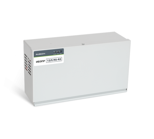 Источник вторичного электропитания резервированный адресный ИВЭПР 12/5 RS-R3 исп. 2х12 БР Рубеж