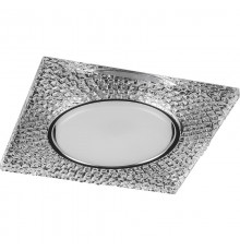 Светильник встраиваемый DL4110 потолочный GX53 прозрачный, хром  40515  Feron