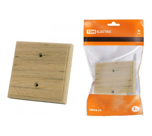 Накладка на бревно деревянная универсальная НБУ 1П 95х95 мм, под покраску  SQ1821-0404  TDM