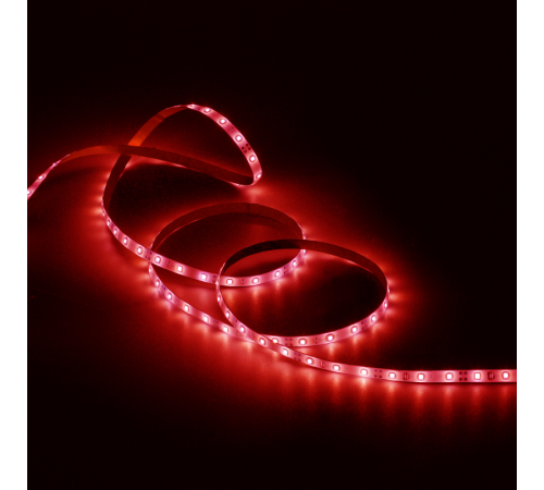 Лента светодиодная Elementary 2835/60-SMD 4.8W 12V DC красный IP66 (ZIP Bag 5м)  356000705  Gauss