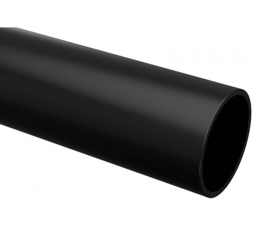 Труба гладкая жесткая ПВХ d=20 черная 2м (50м/компл)  CTR10-020-K02-2-050  IEK