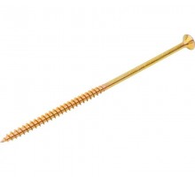 Саморез универсальный острый с потайной головкой 6х180 желтый (10шт/уп)  PR08.8497  Промрукав