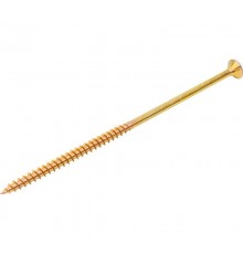 Саморез универсальный острый с потайной головкой 6х70 желтый (100шт/уп)  PR08.8468  Промрукав