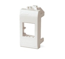 Brava белый Адаптер для информационных разъемов Keystone 1 мод.  76607B  DKC