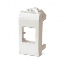 Brava белый Адаптер для информационных разъемов Keystone 1 мод.  76607B  DKC