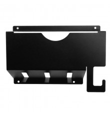 Держатель для угловых шлифмашинок до 230мм, настенный, с крючками, черный  38-0658  REXANT