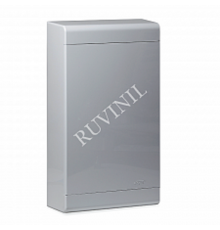 Щиток тусо о/п на 36 мод. с двер. 520х303х117,5мм (серый с непрозрачной дверцей)  68036С  Рувинил