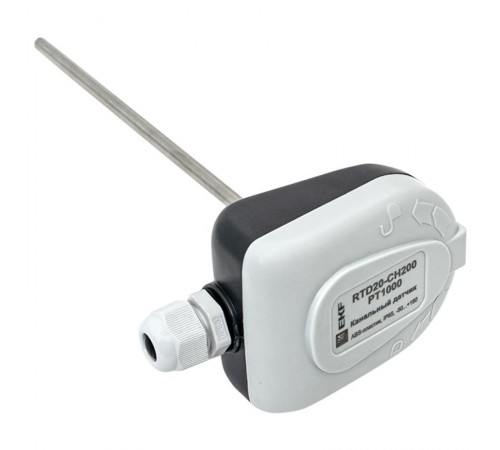 Канальный датчик температуры 200 мм  RTD20-CH200-PT1000  EKF