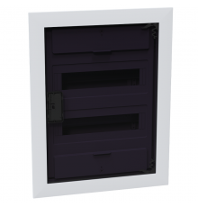 Корпус пластиковый встраиваемый OptiBox Pro 24-VKR-IP40 2х12 мод дверца черная (стыкуются друг с другом)  379800  КЭАЗ