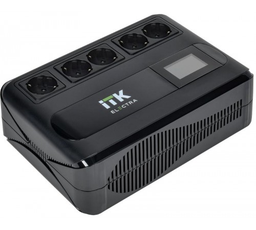 ITK ELECTRA LT5 ИБП 600ВА/360Вт LCD с АКБ 1х7AH  ELT5-600VA-1-001  ITK