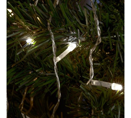 Гирлянда елочная  140 диодов  5000K,  CL90   7 веток (2м) + 1.5м зеленый шнур, IP20  32372  FERON