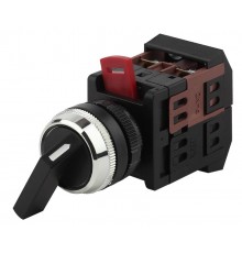 Переключатель АLСLR-22 черный 3 пол. I-O-II 1з+1р (10/400/3200)  Б0045639  ЭРА