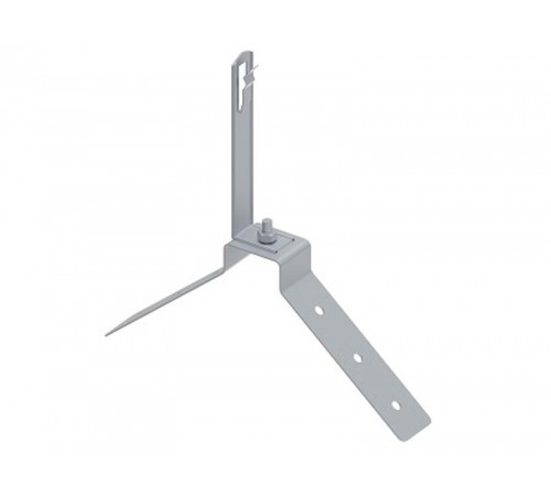 Держатель на угловой конёк, гор. цинк, 394062  МД-062-ГЦ   Ostec