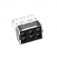 Строительно-монтажная клемма СМК 773-106 6 отверстий 1,0-2,5мм2 (4шт.) EKF PROxima  plc-smk-106r  EKF