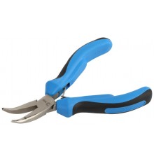 Тонкогубцы 125 мм мини с изогнутым носом двухкомпонентные рукоятки  Б0055906  ЭРА