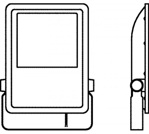 Прожектор светодиодный асимметричный ДО-150Вт 4000K 15000Лм IP65 черный  4058075814752  LEDVANCE