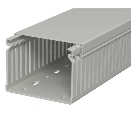 Распределительный кабельный канал LK4 60x80x2000 мм (ПВХ,серый) (LK4 60080)  6178035  OBO Bettermann
