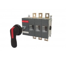 Рубильник ВНК-43-2 3П 1000А с выносной фронтальной ручкой управления и переходником 185 мм  SQ0744-0218  TDM