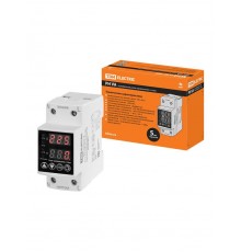Реле напряжения 1ф РН VA-40А-220В (LED-VA-дисплей, с функцией ограничения тока)  SQ1504-0017  TDM