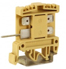 AFO.2/2+2, проходной зажим 2,5 кв.мм бежевый с цельным контактом  ZAF400  DKC