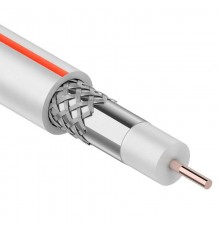 Кабель SAT 50 M, CCS/Al/Al, (75%), 75 Ом, 100м., белый  01-2401-2  PROconnect
