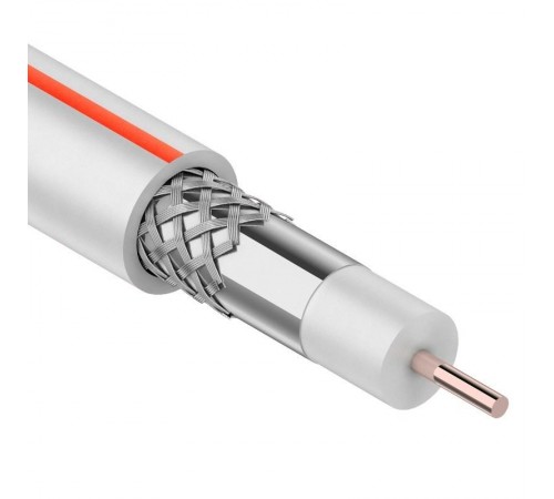 Кабель SAT 50 M, CCS/Al/Al, (75%), 75 Ом, 100м., белый  01-2401-2  PROconnect