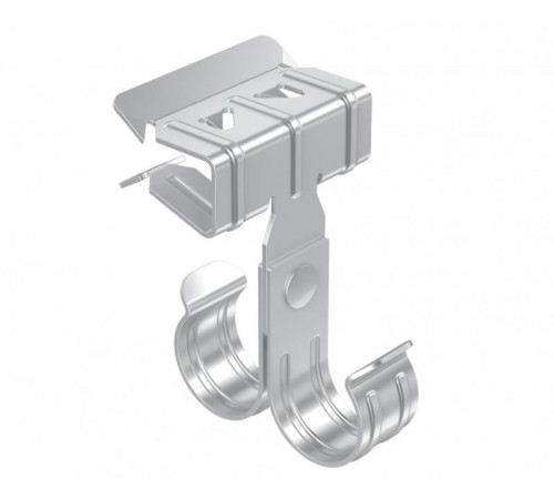 Зажим балочный 8-14 мм под трубу двойной 20 мм TDZ  ZB8-14-Tr20W  EKF