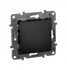 Etika Антрацит Кнопка автоматическая 6А  672614  Legrand