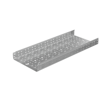 Лоток перф. 80х400х1,2 L6000 мм "Быстрый монтаж ПЛЮС" HD  LPplus80-400-1.2-6000 HD  КМ - профиль